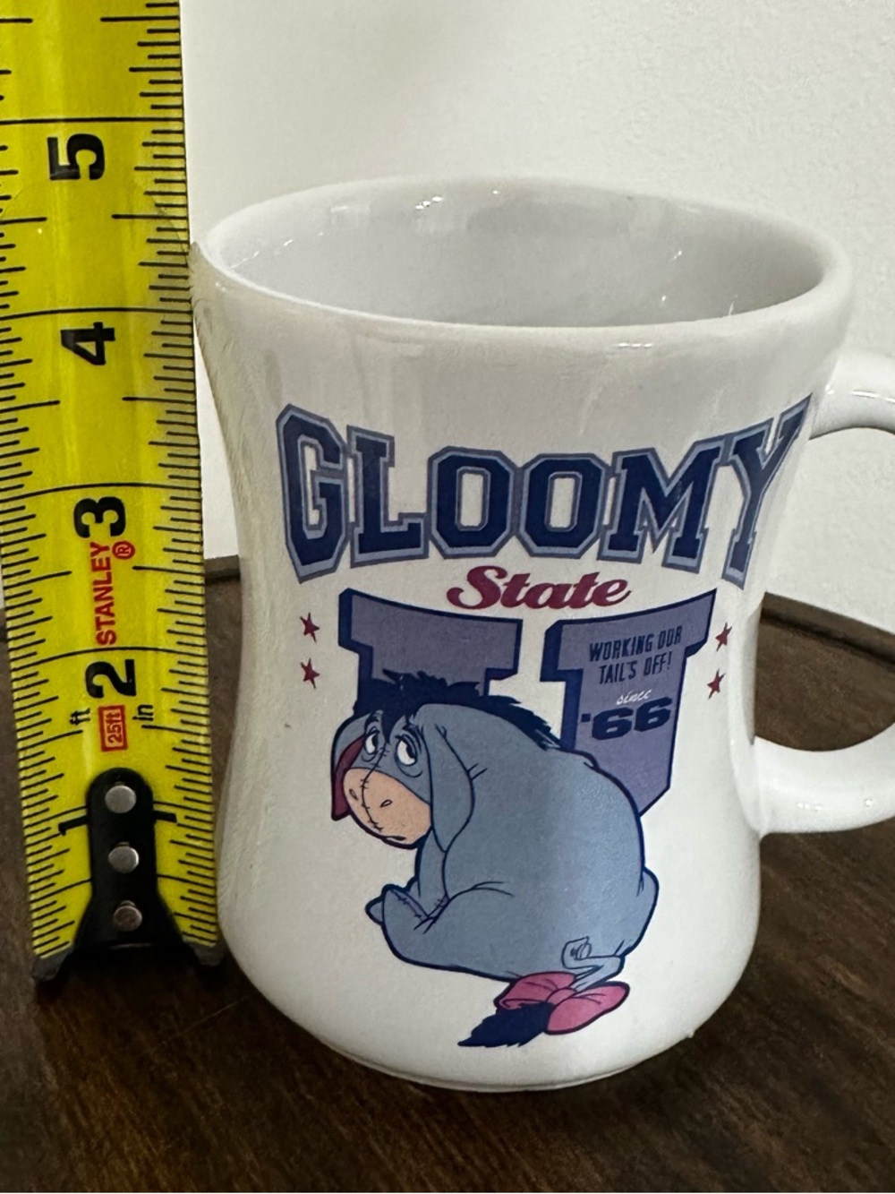 Disney Store Exclusive Eeyore "Gloomy State" Coffee Mug - Picture 6 of 7